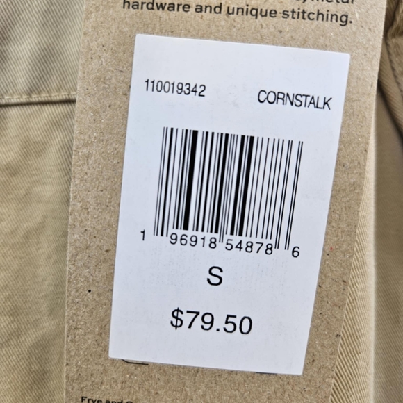 Frye and Co. Men’s Small Cornstalk Long Sleeve Shirt NWT - Picture 4 of 5